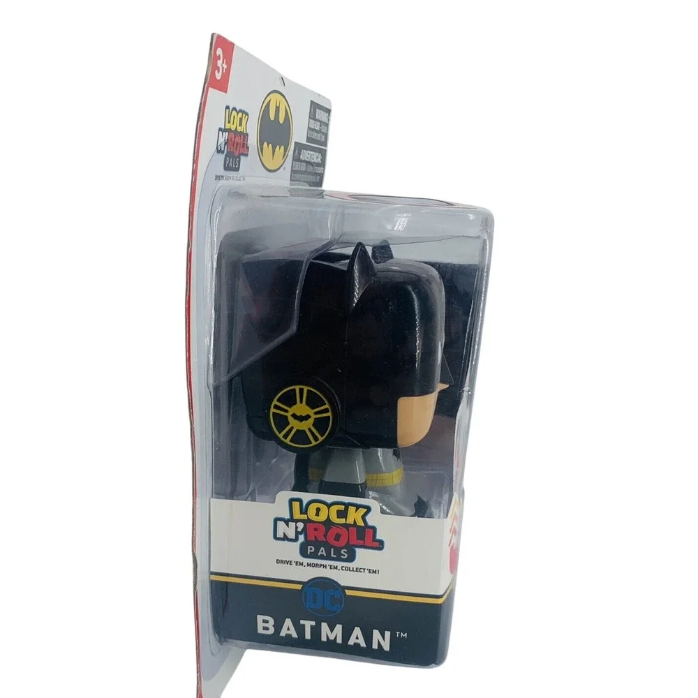 DC Batman Lock‎ N Roll Pals 2-in-1 Hybrid Figure to Vehicle Toy 236065 New